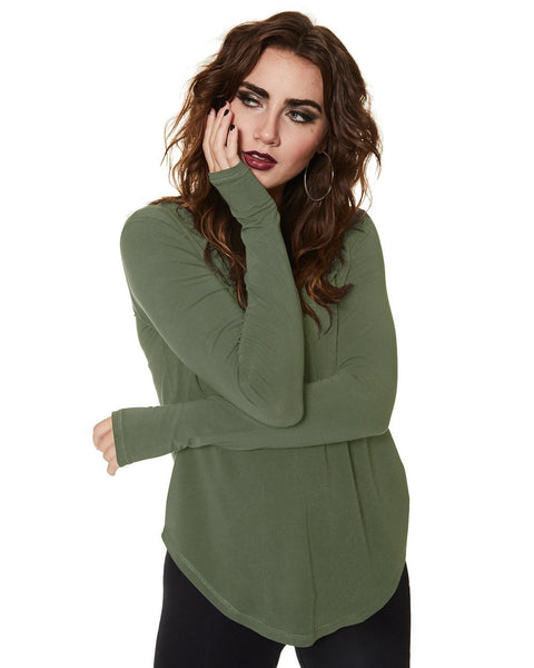 Boyfriend Long Sleeve Tee - Nancy Rose Performance