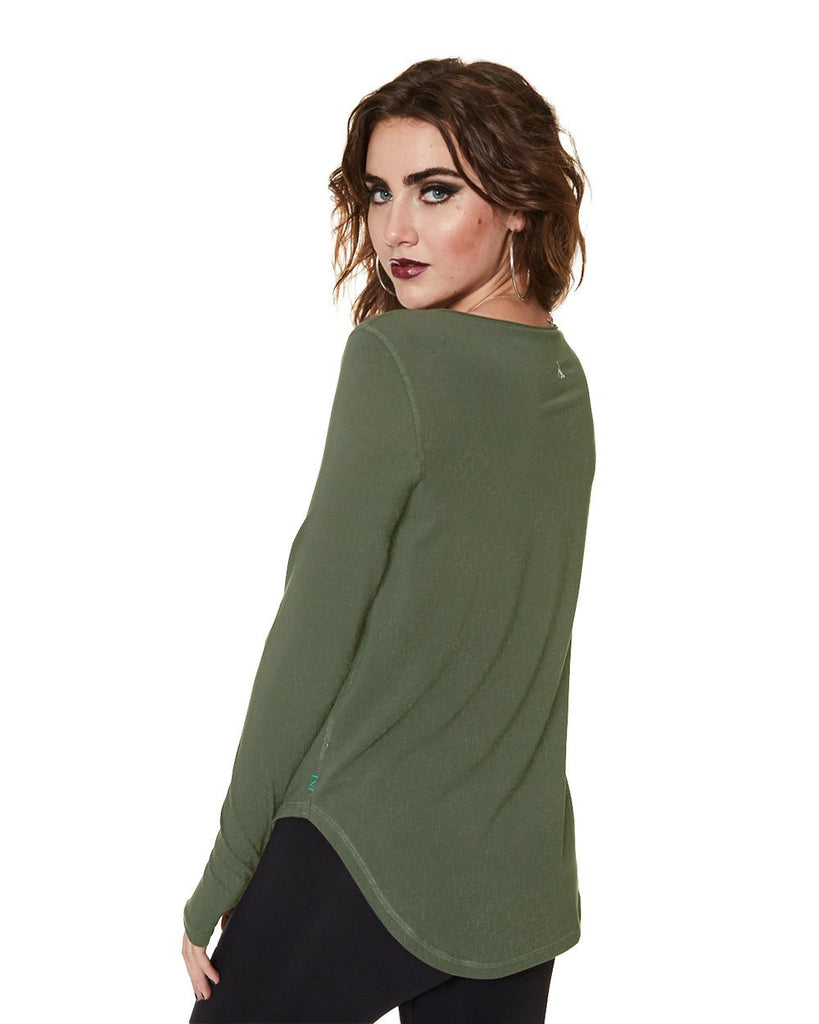 Boyfriend Long Sleeve Tee - Nancy Rose Performance