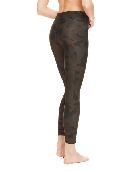 Camouflage 7/8th MicroLux Pant - High Waist - Nancy Rose Performance