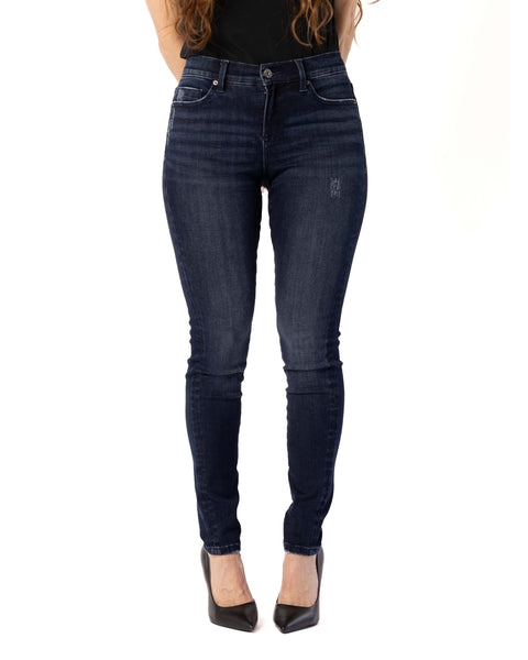 Nancy Jeans – Stretchy Mid Jean, Rose Denim, Rise