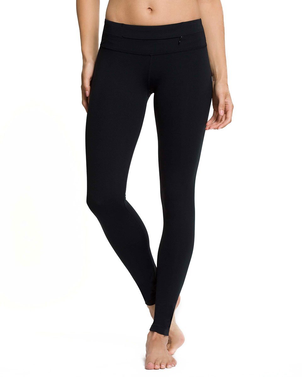 Women's Ribbed Mid-Waist Tummy Control Workout Front Seam Leggings