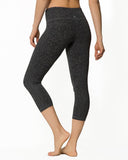 Printed Plank Crop - Mid Rise - Nancy Rose Performance
