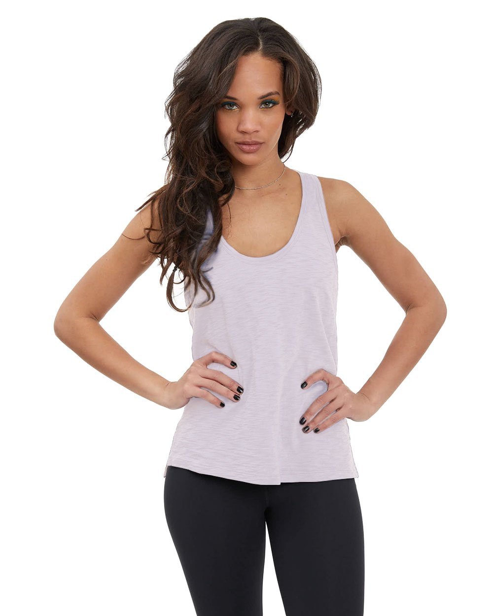 All natural & Simply Thick' Women's Performance Racerback Tank Top