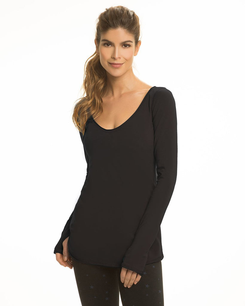 Tie Back Long Sleeve - Nancy Rose Performance